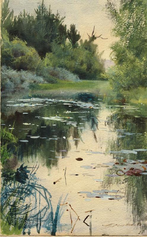 Anders Zorn Landscape Study